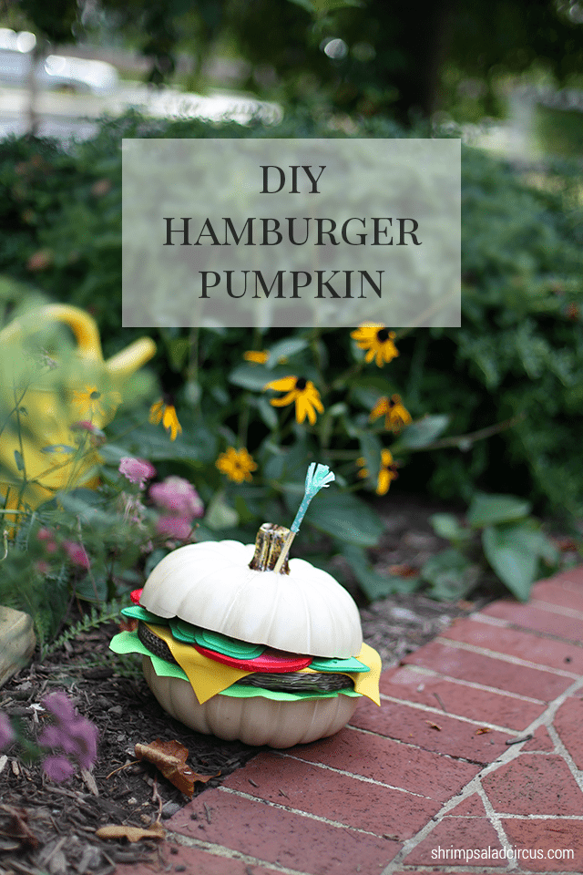 DIY Hamburger Pumpkin Tutorial