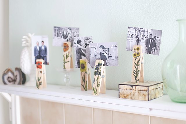 DIY Botanical Photo Clips