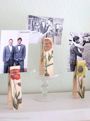 DIY Botanical Photo Holder Clips + Free Printable – How To-sday thumbnail