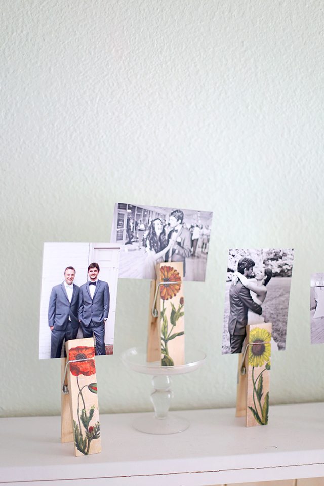 DIY Image Transfer Photo Holders