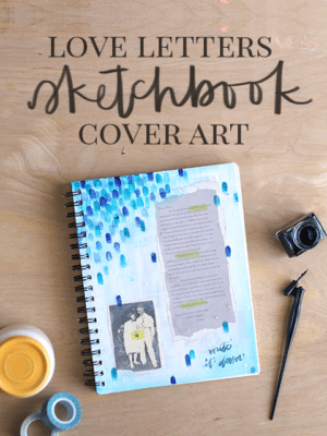 DIY Mixed Media Sketchbook Cover thumbnail