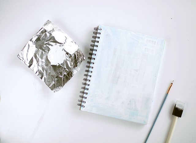 Mixed Media Sketchbook Cover - Step 1