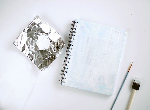 DIY: Mixed Media Sketch Book Cover 