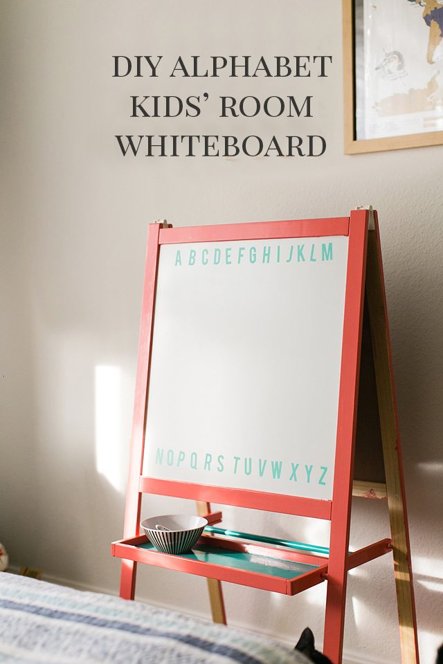 DIY Chalkboard Easel for a Kids Room