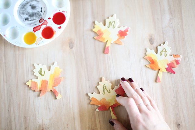 DIY Thanksgiving Place Cards - Step 10