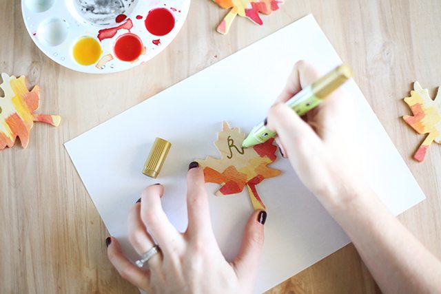 DIY Thanksgiving Place Cards - Step7