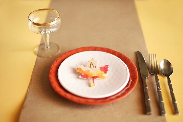 DIY Thanksgiving Place Cards