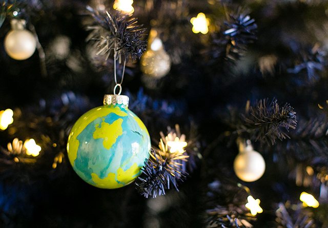 Doctor Who Christmas Tree - Planet Ornaments