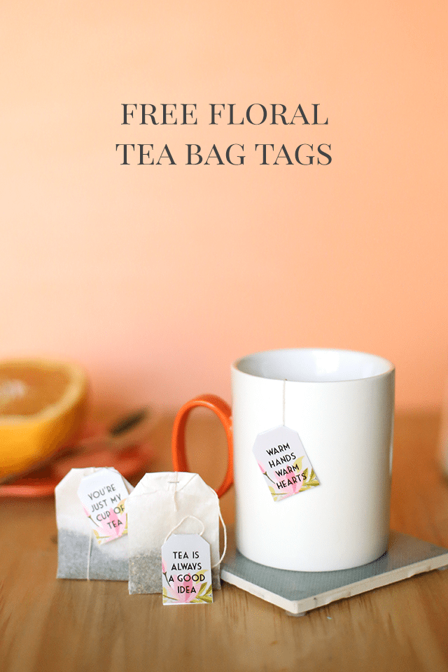 Floral Free Printable Tea Bag Tags Shrimp Salad Circus Floral Free Printable Tea Bag Tags Shrimp Salad Circus