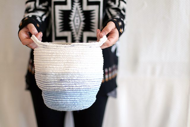 DIY Rope Basket 6