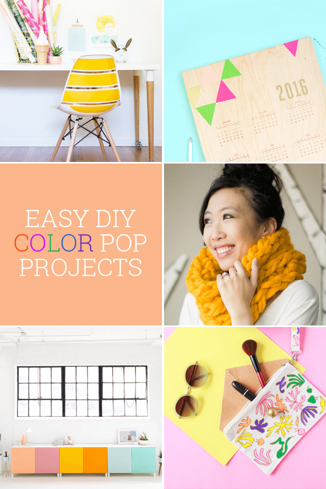 Easy DIY Projects to Add a Bright Pop of Color to Your Home and Accessories