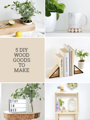 5 DIY Wood Projects + My Favorite Finds thumbnail