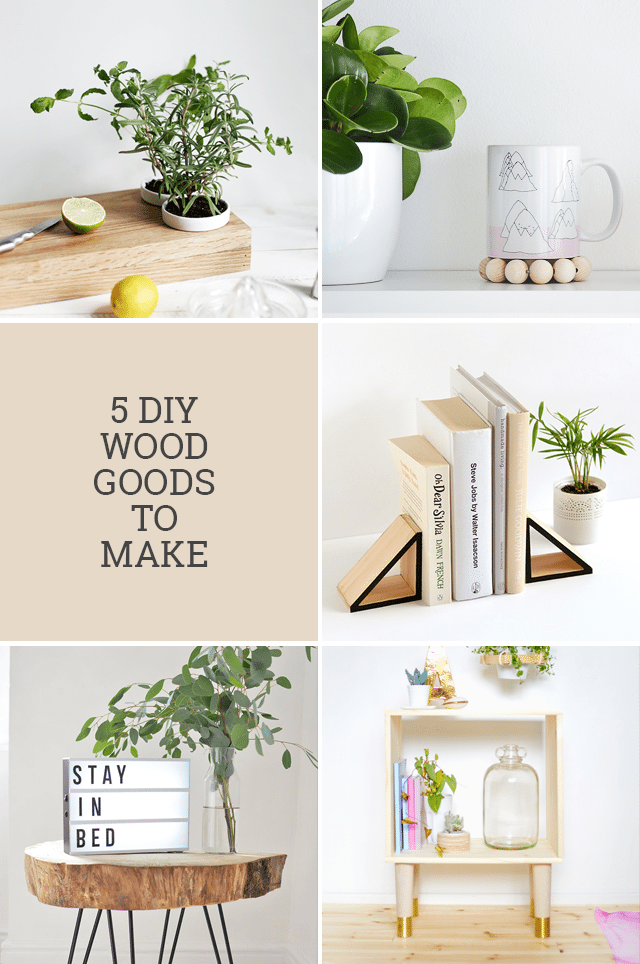 5 DIY Wood Projects to Make for Your Home
