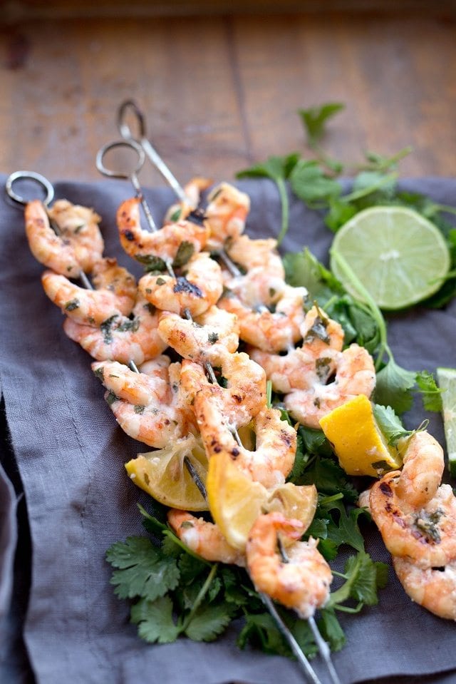 Citrus Marinated Shrimp Kabobs for Grilling