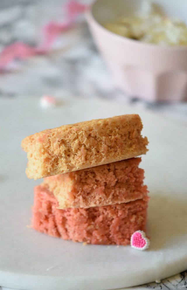 Pink Ombre Blondies