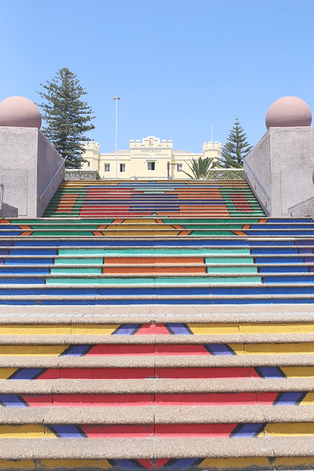 Cape Town Travel Guide - What to See - Painted Steps to Somerset Hospital Near the V&A Waterfront