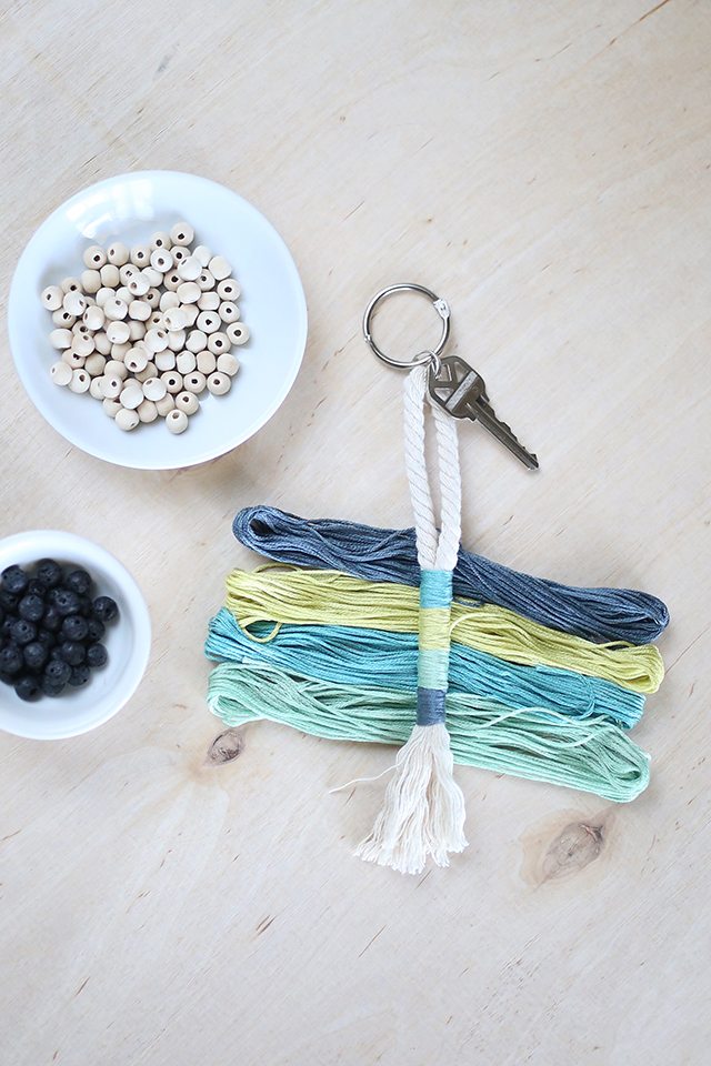 Rope keychain diy sale