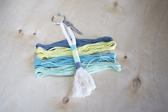 DIY Rope Tassel Keychain 2