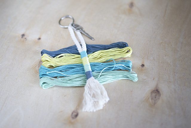 DIY Rope Tassel Keychain 2