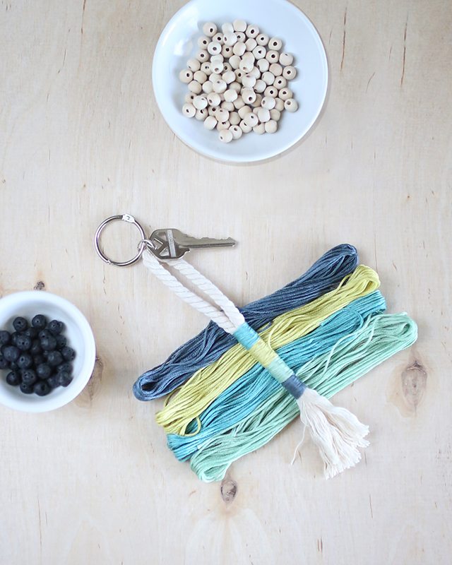 DIY Rope Tassel Keychain 5