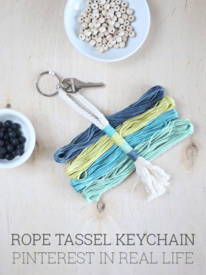DIY Rope Tassel Keychain – Pinterest in Real Life thumbnail