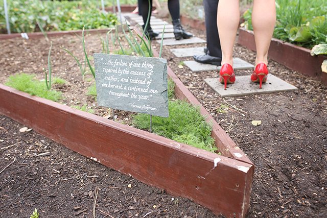 Thomas Jefferson Quote at the White House Kitchen Garden