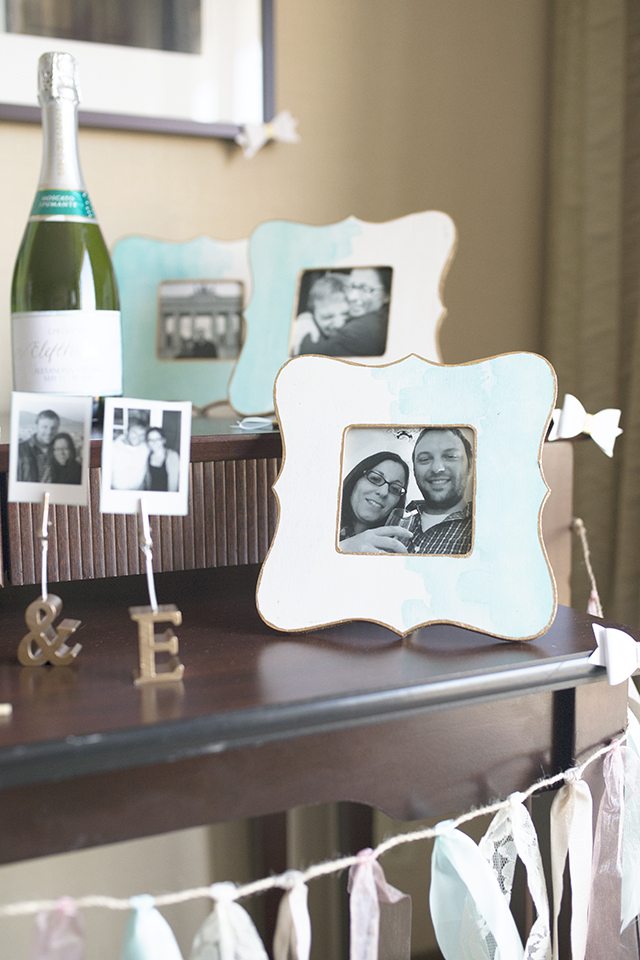 DIY Watercolor Painted Wooden Picture Frame Tutorial