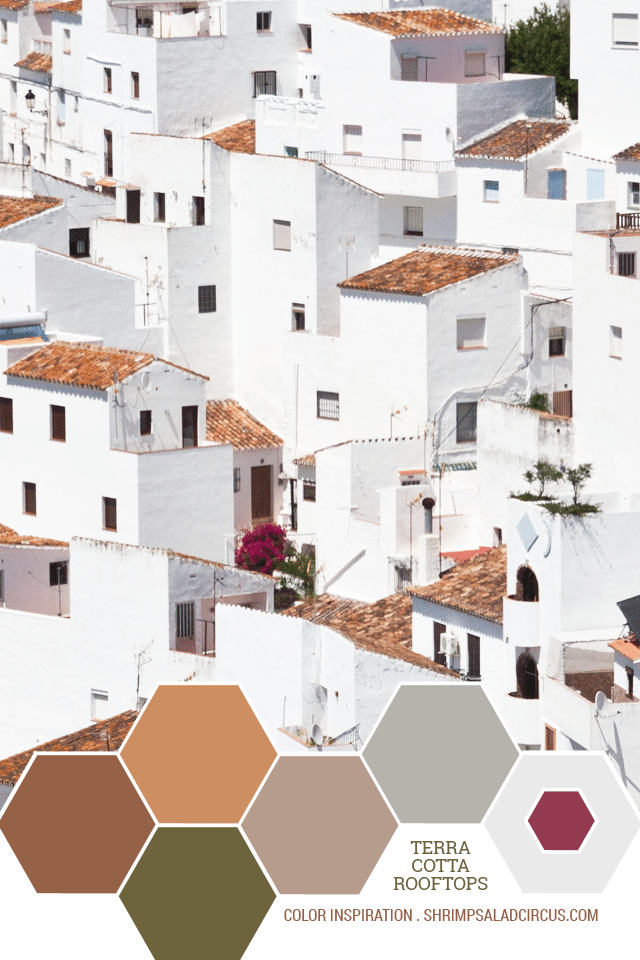 Color Inspiration - Terra Cotta Rooftops