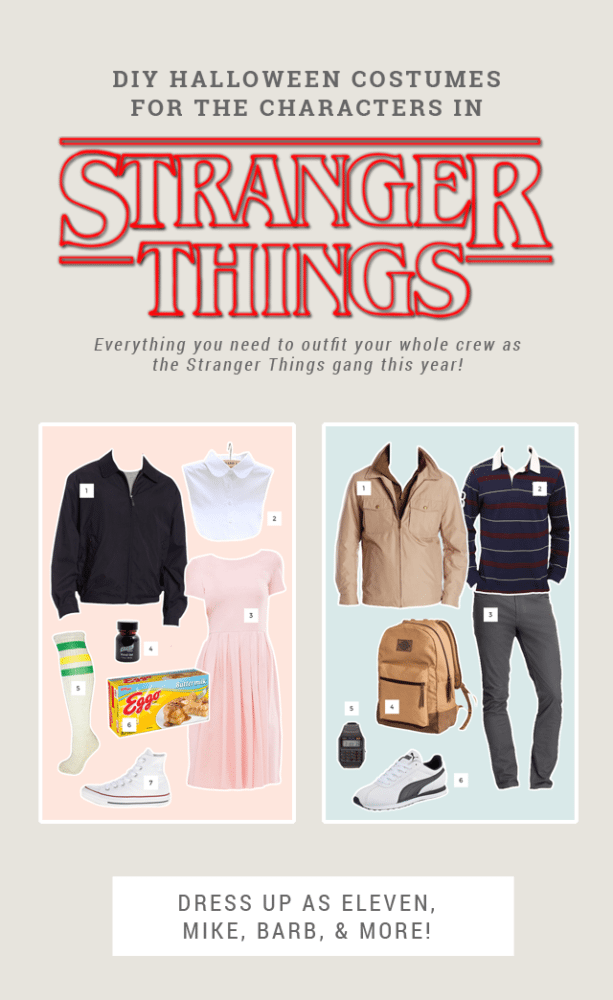 DIY Stranger Things Halloween Costume Ideas