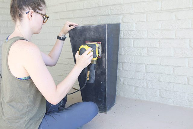 Giant DIY Mudcloth Planter - Step 1