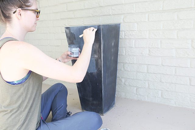 Giant DIY Mudcloth Planter - Step 3