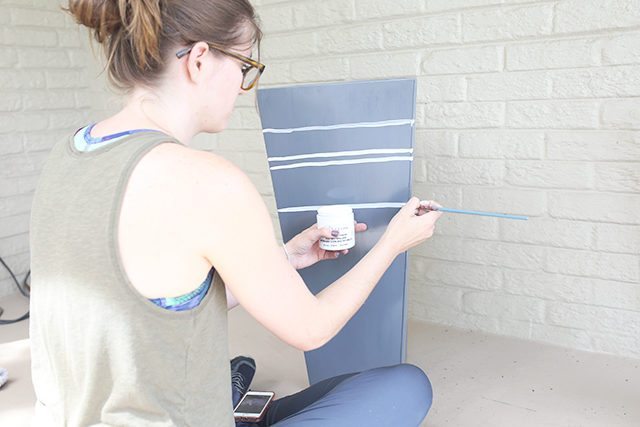 Giant DIY Mudcloth Planter - Step 4