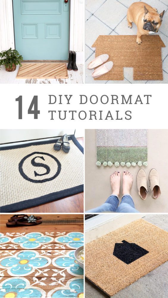 14 DIY Doormat Ideas Shrimp Salad Circus