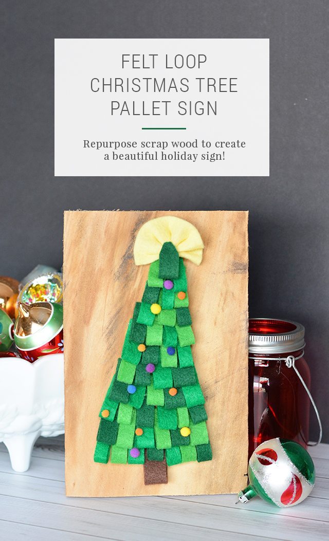 diy-felt-christmas-tree-pallet-sign