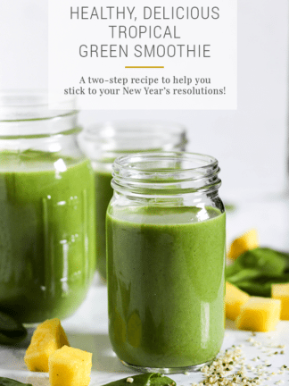 Healthy Tropical Green Smoothie Recipe thumbnail