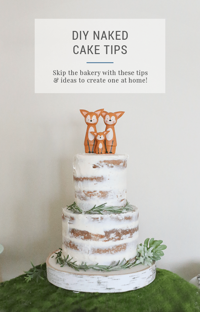 How To Make A Diy Naked Cake For A Baby Shower Or Party