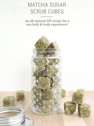 DIY Matcha Green Tea Sugar Scrub Cubes thumbnail