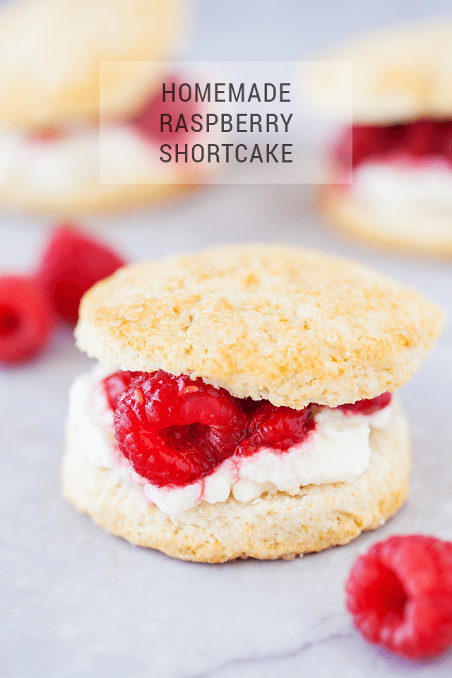 Homemade Raspberry Shortcake Recipe from Scratch