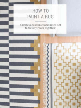 How to Paint a Rug to Make a Coordinating Set – IKEA Hacks thumbnail