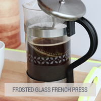 IKEA Hack - Frosted Glass French Press