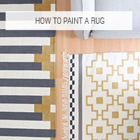 Button - How to Paint a Rug to Make a Coordinated Set