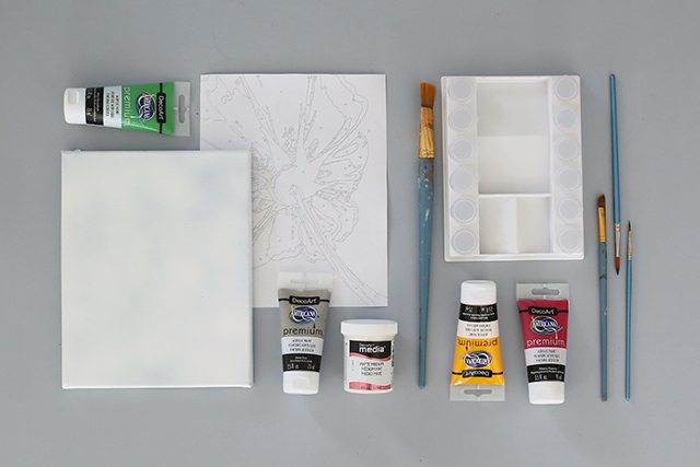 How to Turn a Photo into Paint by Numbers - Supplies