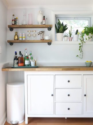 IKEA Hacks – DIY Bar Cabinet & Kitchenette thumbnail