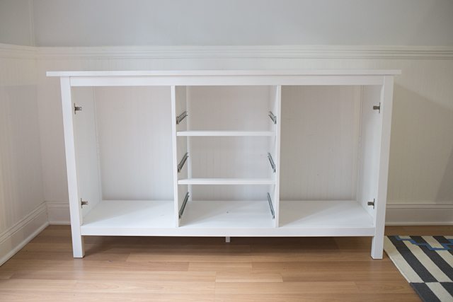 IKEA Hack DIY Bar Cabinet Step 1