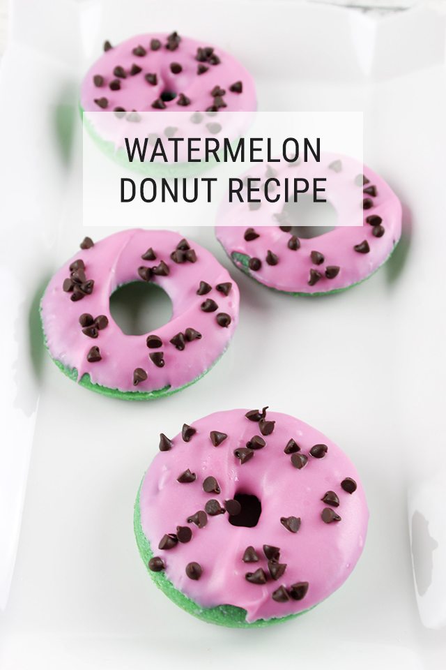 Watermelon Donut DIY Recipe