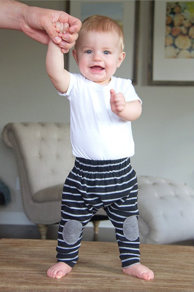 Free Fall Sewing Patterns for Kids for Fall - 20 Minute Boho Baby Leggings