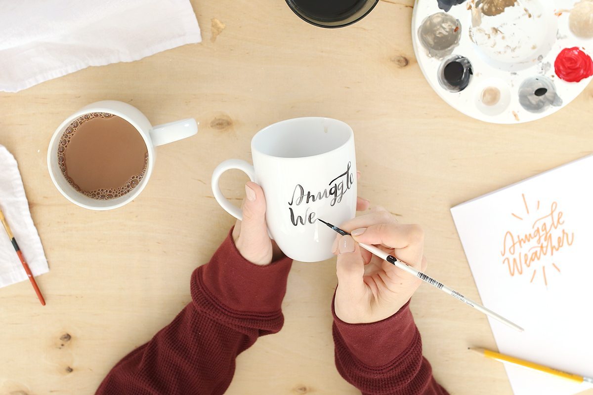 How to Paint Your Own Holiday Mug