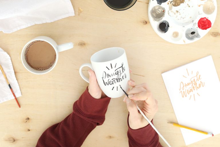 How to Paint Your Own Holiday Mug for the Starbucks® Share the Cheer