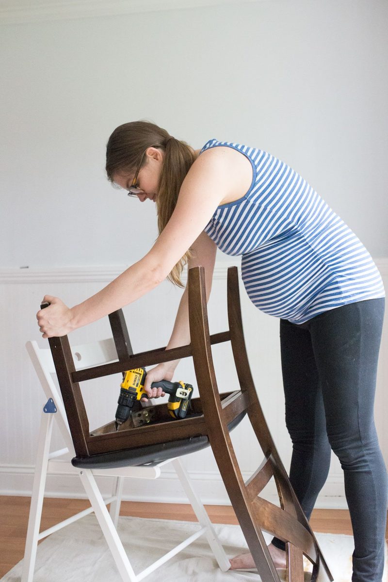 DIY Chalk Paint Chairs