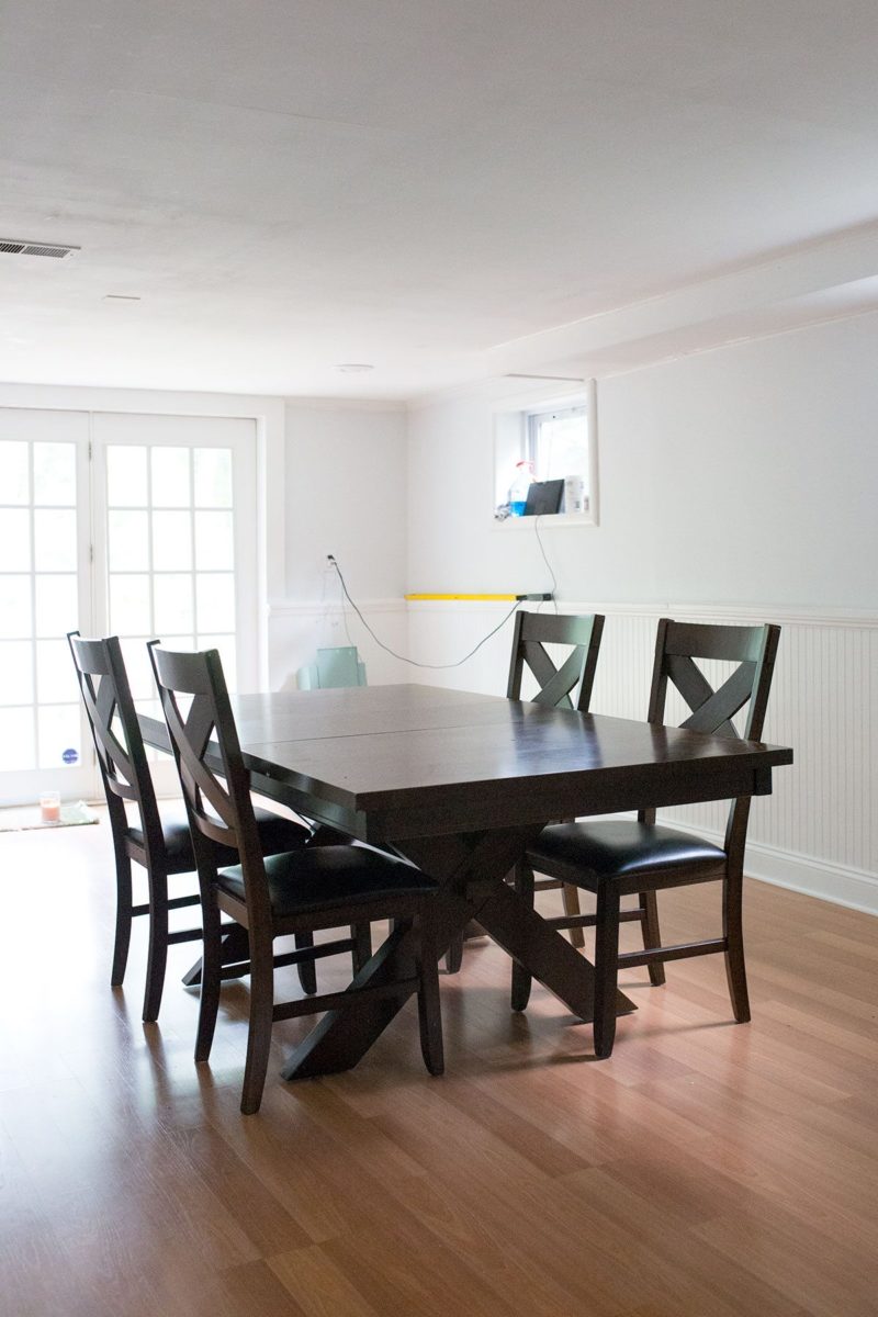 Before And After Diy Chalk Paint Dining Table And Chairs